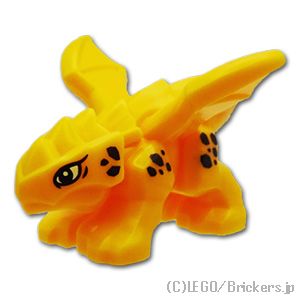 LEGO® レゴ パーツ 6518779/6549264 ドラゴンの赤ちゃん - ニンジャゴー ：[Bt,Lt Orange / ブライトライトオレンジ] 3215pb02-191 