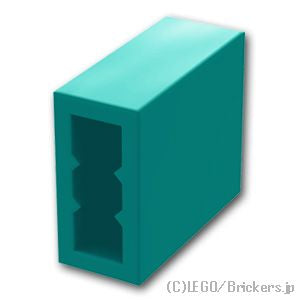 LEGO® パーツ 6428472 ブロック 1 x 2 x 2：[Dark Turquoise / ダークターコイズ] 3245c-107 