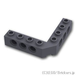 LEGO® パーツ 6477164 テクニック ブロック 5 x 5 - ライトアングル：[Dark Bluish Gray / ダークグレー] 32555-199 