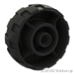 LEGO® パーツ 6440829 ハードホイール - 36mm：[Black / ブラック] 3486-026 