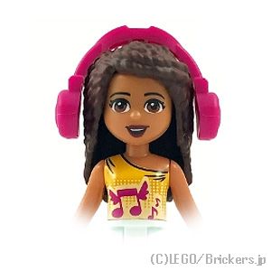 LEGO® パーツ 6209969 ヘッドフォン：[Magenta / マゼンタ] 35183-124 