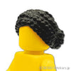ミニフィグ ヘア - バンズ編み込み：[Black / ブラック]