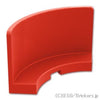 パネル 3 x 3 x 2 - コンベックスコーナー：[Red / レッド]