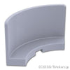 パネル 3 x 3 x 2 - コンベックスコーナー：[Light Bluish Gray / グレー]