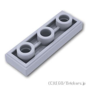 LEGO® パーツ 6251044 反転タイル 1 x 3 - 穴付き：[Light Bluish Gray / グレー] 35459-194