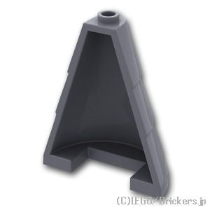 LEGO® パーツ 6230280 タワー ルーフ 2 x 4 x 4 - ハーフコーン：[Dark Bluish Gray / ダークグレー] 35563-199 