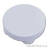 反転ラウンドタイル 2 x 2：[Light Bluish Gray / グレー]