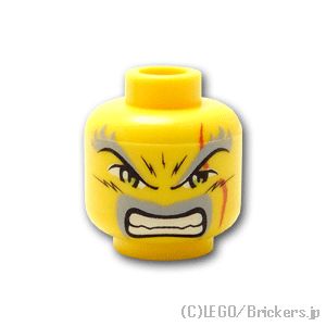 LEGO® パーツ 4490817 ミニフィグ デュアルヘッド - エクソ・フォース KEIKEN：[Yellow / イエロー] 3626pb0070-024 