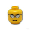 ミニフィグ ヘッド - シルバーサングラス：[Yellow / イエロー]
