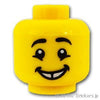 ミニフィグ ヘッド - にたり笑顔：[Yellow / イエロー]
