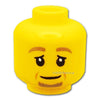 ミニフィグ デュアルヘッド - ヤギ髭のすましたおじさん / 大笑い：[Yellow / イエロー]
