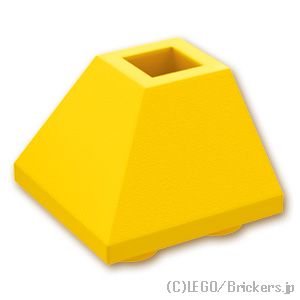 LEGO® パーツ 367624/4189314/4225503/4254998/4264338 逆コーナー スロープ 45°- 2 x 2：[Yellow / イエロー] 3676-024 