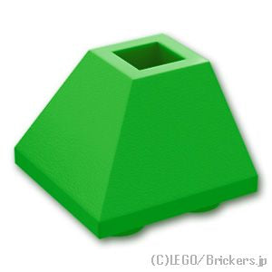 LEGO® パーツ 6438779 逆コーナー スロープ 45°- 2 x 2：[Bt,Green / ブライトグリーン] 3676-037 