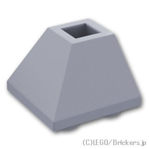 LEGO® パーツ 4211817/4542423/6210800/6310976 逆コーナー スロープ 45°- 2 x 2：[Light Bluish Gray / グレー] 3676-194 