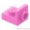 ブラケット 1 x 1 - 1 x 1 - 反転：[Bright Pink / ブライトピンク]