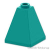 ピラミッド スロープ 75°- 2 x 2 x 2：[Dark Turquoise / ダークターコイズ]