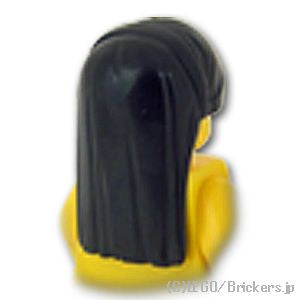 LEGO® パーツ 6370527 ミニフィグ ヘアー - ストレートロング ヘアバンド：[Black / ブラック] 36994-026 