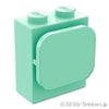 ブロック 1 x 2 x 2 - ペーパー（フォト）ホルダー：[Light Aqua / ライトアクア]
