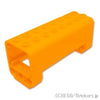 クレーンセクション 3 x 8 x 3 ピン穴 6 ：[Bt,Lt Orange / ブライトライトオレンジ]