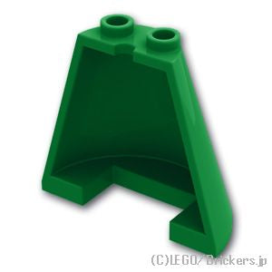 LEGO® パーツ 6295983 コーン ハーフ 4 x 2 x 3：[Green / グリーン] 38317-028 