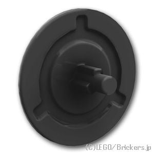 LEGO® パーツ 6253473 トレイン ホイール - ピンタイプ：[Black / ブラック] 38340-026 