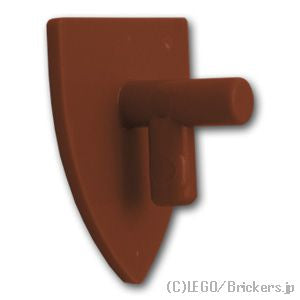 LEGO® パーツ 6353186 三角の盾：[Reddish Brown / ブラウン] 3846-192 