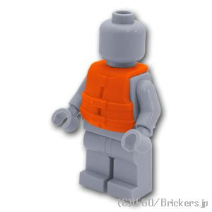 LEGO® パーツ 6231925 ライフジャケット 2ストラップ：[Orange / オレンジ] 38781-106 