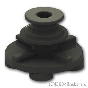 LEGO® パーツ 6252373 プレート 2 x 2 - ラウンド 回転軸：[Black / ブラック] 40145-026 