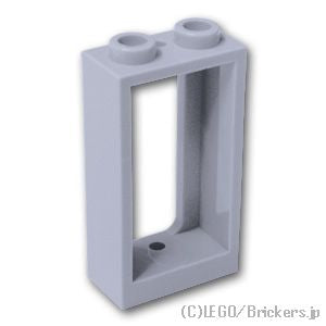 LEGO® パーツ 4233652/6262088/6435915 ウィンドウ 1 x 2 x 3 - トレイン：[Light Bluish Gray / グレー] 4035-194 