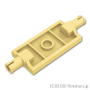 LEGO® パーツ 6365625 ホイール ホルダー - プレート 2 x 4：[Tan / タン] 40687-005 