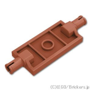 LEGO® パーツ 6351292 ホイール ホルダー - プレート 2 x 4：[Reddish Brown / ブラウン] 40687-192 