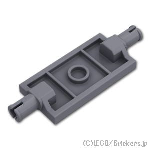 LEGO® パーツ 6351293 ホイール ホルダー - プレート 2 x 4：[Dark Bluish Gray / ダークグレー] 40687-199 