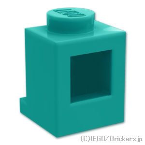 LEGO® パーツ 4121629/6491443 ブロック 1 x 1 - ヘッドライト：[Dark Turquoise / ダークターコイズ] 4070-107 