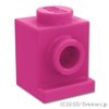 ブロック 1 x 1 - ヘッドライト：[Magenta / マゼンタ]