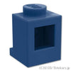 ブロック 1 x 1 - ヘッドライト：[Dark Blue / ダークブルー]