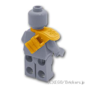 LEGO® パーツ 6294344 ミニフィグ アーマー - 片ショルダーパッドと刀の鞘：[Pearl Gold / パールゴールド] 41162-297 