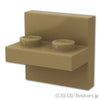 ブラケット 2 x 2 - 1 x 2 - センター：[Dark Tan / ダークタン]