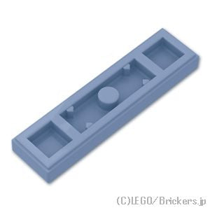 LEGO® パーツ 6529299 プレート 1 x 4 - エッジスタッド 溝付き：[Sand Blue / サンドブルー] 41740-135 