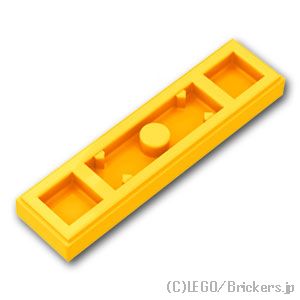 LEGO® パーツ 6257595 タイル 1 x 4 - エッジスタッド 溝付き：[Bt,Lt Orange / ブライトライトオレンジ] 41740-191 