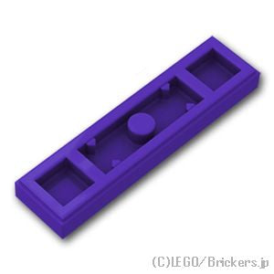 LEGO® パーツ 6253191 プレート 1 x 4 - エッジスタッド：[Dark Purple / ダークパープル] 41740-268 