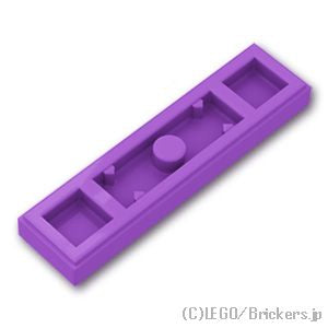 LEGO® パーツ 6249089/6487507 プレート 1 x 4 - エッジスタッド：[Md,Lavender / ミディアムラベンダー] 41740-324 