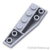 ウェッジ 6 x 2 - 左 反転：[Light Bluish Gray / グレー]