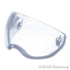 フライトヘルメットバイザー：[Tr,Clear / トランスクリアー]