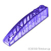 カーブ スロープ 1 x 6：[Tr,Purple / トランスパープル]