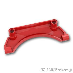 LEGO® パーツ 6426361 テクニック カーマッドガード パネル 9 x 2 x 3 - ストライプパターン：[Red / レッド] 42531pb004-021 