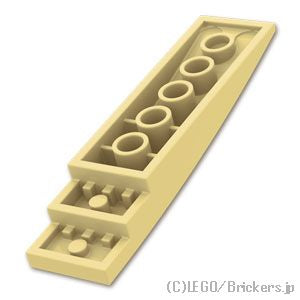 LEGO® パーツ 6357953 カーブ スロープ - 8 x 2：[Tan / タン] 42918-005 