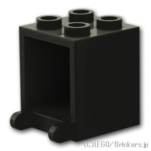 LEGO® パーツ 4143247/434526/6138634 コンテナ・ボックス 2 x 2 x 2：[Black / ブラック] 4345-026