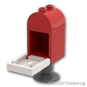 LEGO® パーツ - 郵便ポスト - セット：[Red / レッド] 4345c01-021 