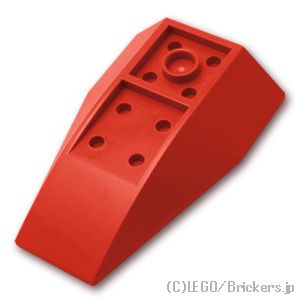 LEGO® パーツ 4180465/6096487 トリプル カーブ ウェッジ 6 x 4 - 反転：[Red / レッド] 43713-021 