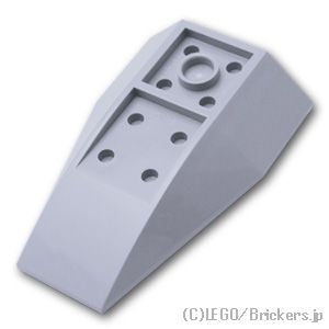 LEGO® パーツ 4180464 トリプル カーブ ウェッジ 6 x 4 - 反転：[Light Bluish Gray / グレー] 43713-194 